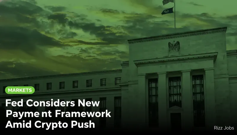 Fed Considers New Payment Account Framework Amid Crypto Push — Rizz Jobs
