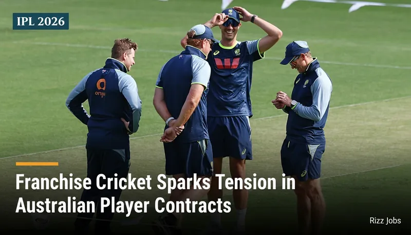 Franchise Cricket Sparks Tension in Australian Player Contracts — Rizz Jobs