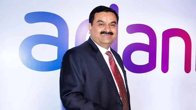 Gautam Adani at a business event