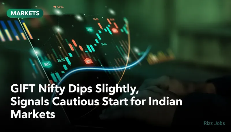GIFT Nifty Dips Slightly, Signals Cautious Start for Indian Markets — Rizz Jobs