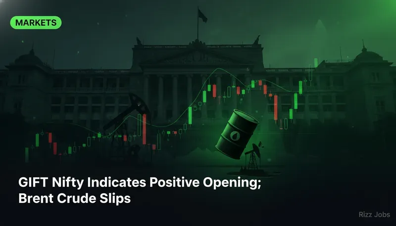 GIFT Nifty Indicates Positive Opening; Brent Crude Slips — Rizz Jobs