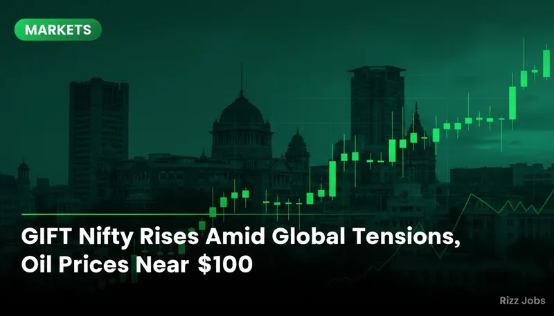 GIFT Nifty Rises Amid Global Tensions, Oil Prices Near $100 — Rizz Jobs