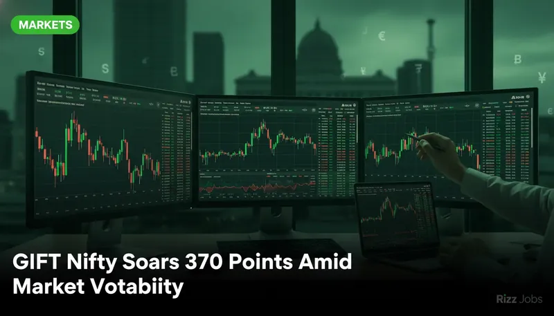 GIFT Nifty Soars 370 Points Amid Market Volatility — Rizz Jobs
