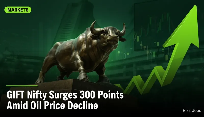 GIFT Nifty Surges 300 Points Amid Oil Price Decline — Rizz Jobs
