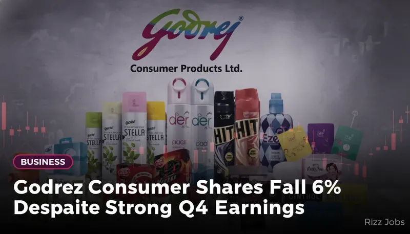 Godrej Consumer Shares Fall 6% Despite Strong Q4 Earnings — Rizz Jobs