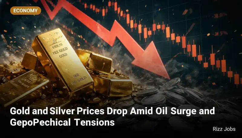 Gold and Silver Prices Drop Amid Oil Surge and Geopolitical Tensions — Rizz Jobs