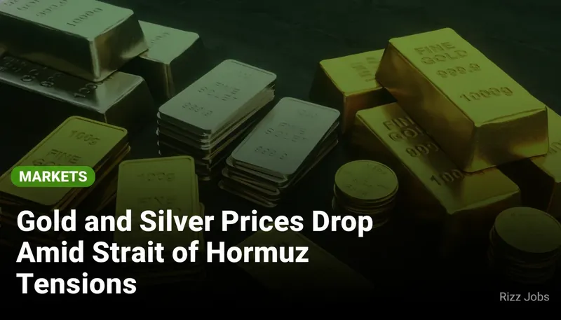 Gold and Silver Prices Drop Amid Strait of Hormuz Tensions — Rizz Jobs