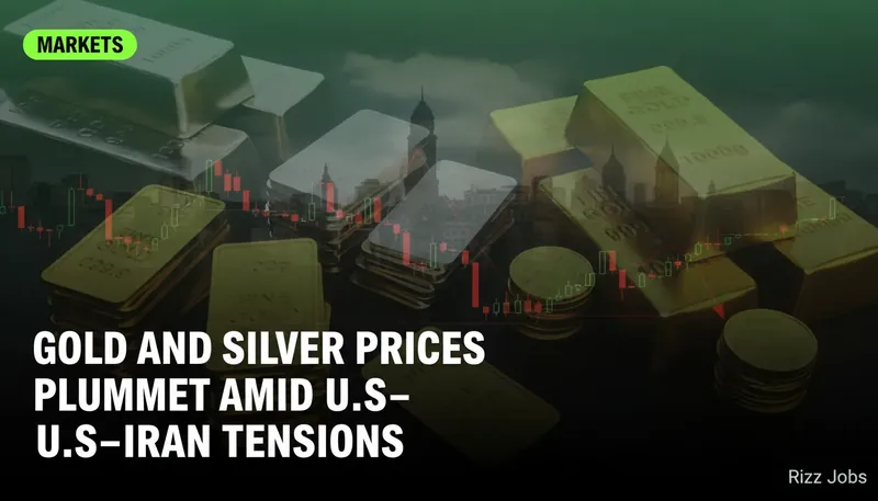 Gold and Silver Prices Plummet Amid U.S.-Iran Tensions — Rizz Jobs