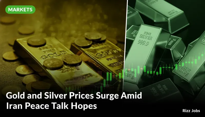 Gold and Silver Prices Surge Amid Iran Peace Talk Hopes — Rizz Jobs