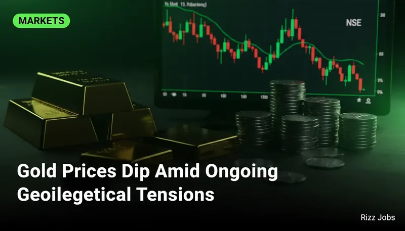 Gold Prices Dip Amid Ongoing Geopolitical Tensions — Rizz Jobs