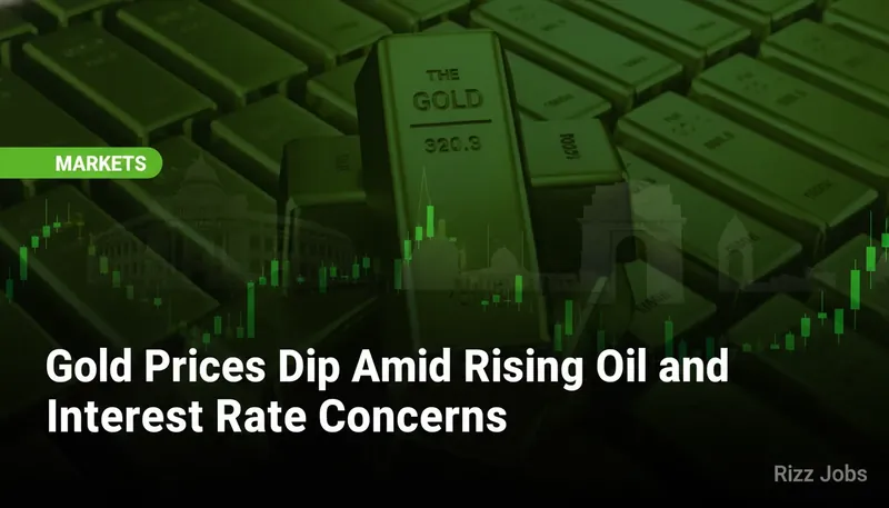 Gold Prices Dip Amid Rising Oil and Interest Rate Concerns — Rizz Jobs
