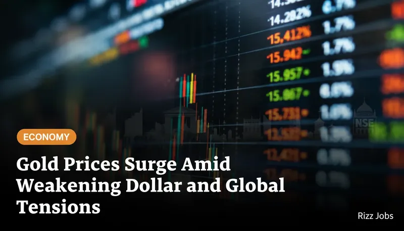 Gold Prices Surge Amid Weakening Dollar and Global Tensions — Rizz Jobs