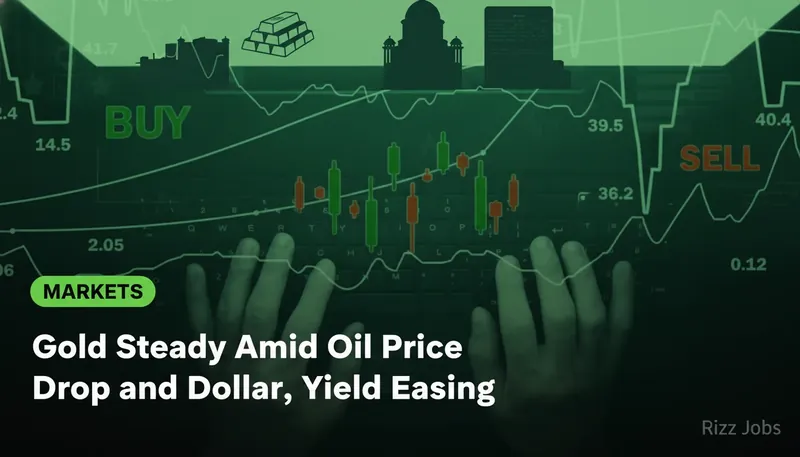 Gold Steady Amid Oil Price Drop and Dollar, Yield Easing — Rizz Jobs