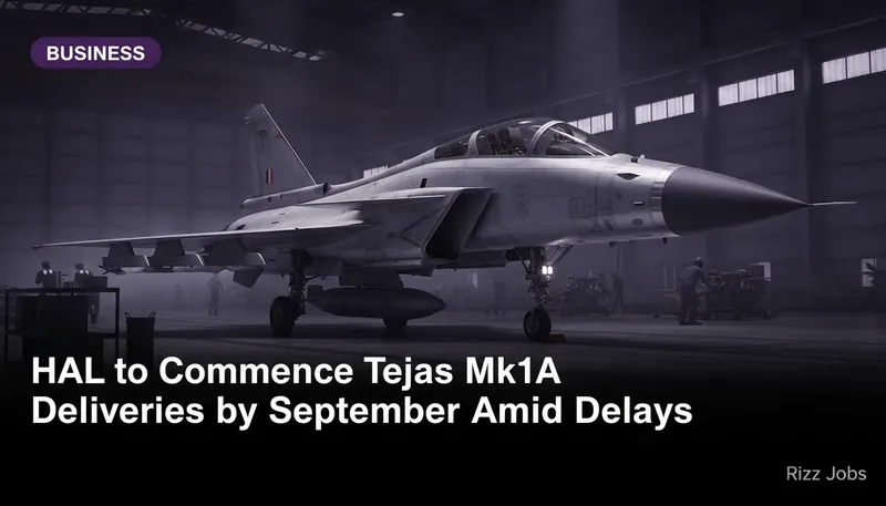 HAL to Commence Tejas Mk1A Deliveries by September Amid Delays — Rizz Jobs