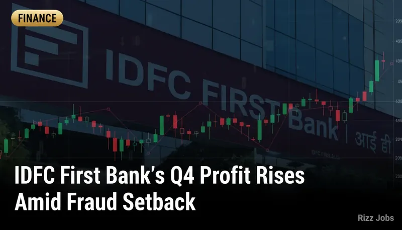 IDFC First Bank's Q4 Profit Rises Amid Fraud Setback — Rizz Jobs