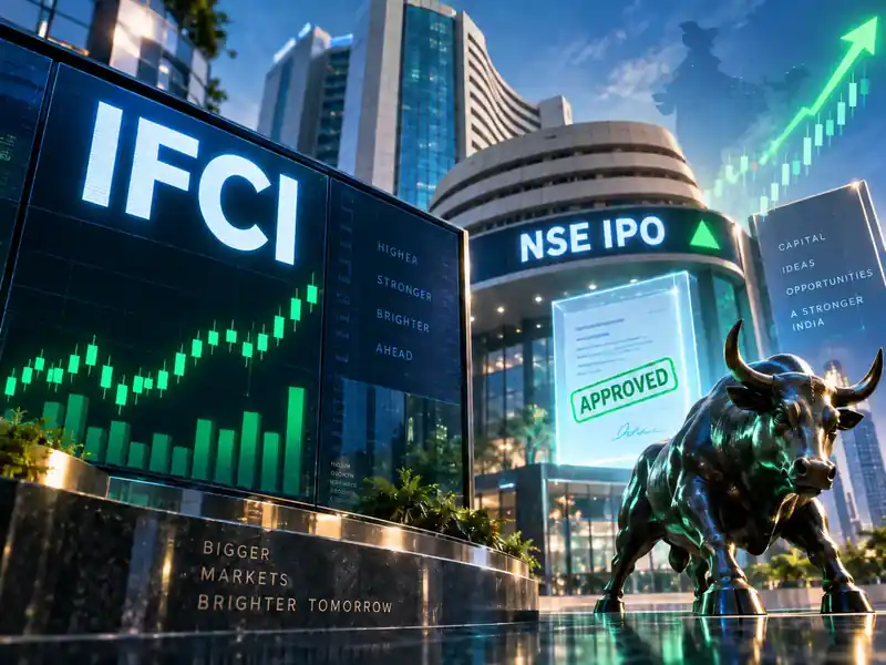IFCI shares graph showing upward trend