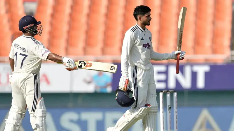 Shubman Gill and KL Rahul celebrate centuries against Afghanistan