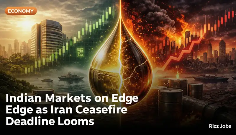 Indian Markets on Edge as Iran Ceasefire Deadline Looms — Rizz Jobs