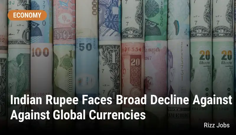 Indian Rupee Faces Broad Decline Against Global Currencies — Rizz Jobs
