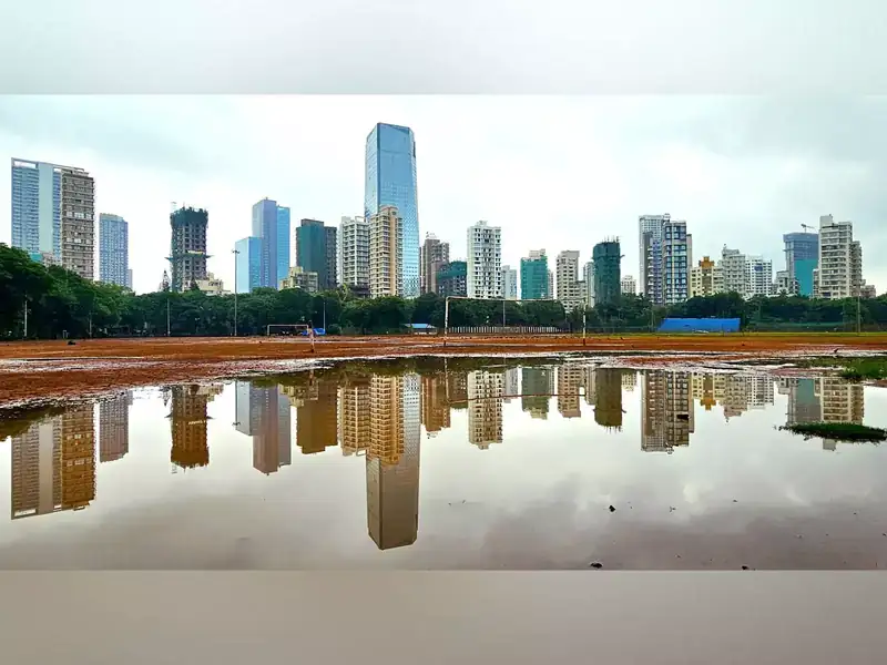 Luxury housing development in an Indian city