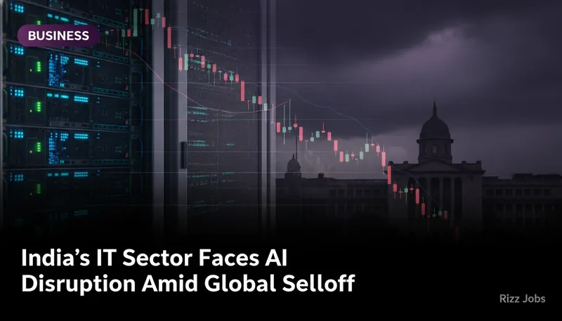 India's IT Sector Faces AI Disruption Amid Global Selloff — Rizz Jobs