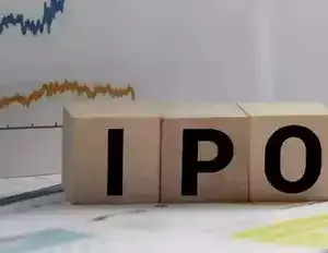 Stock market graph showing rising trends with IPO listings