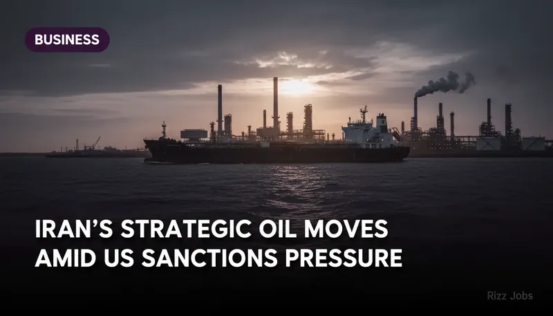Iran's Strategic Oil Moves Amid US Sanctions Pressure — Rizz Jobs