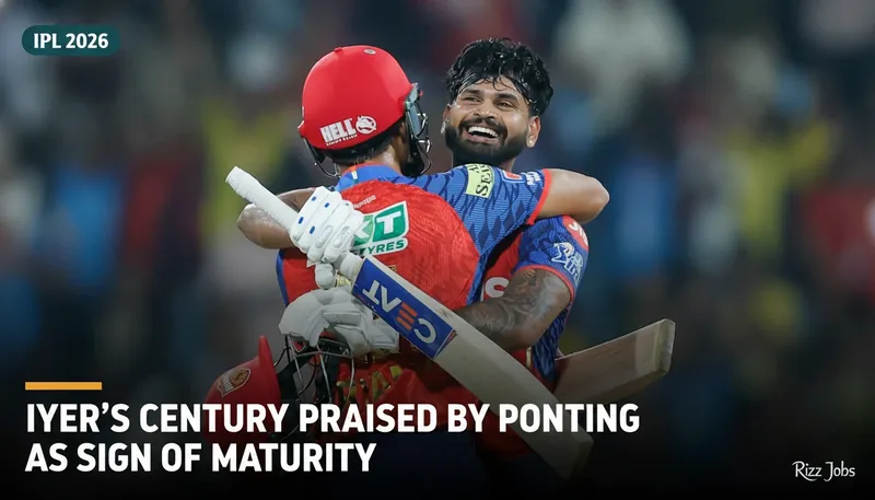 Iyer's Century Praised by Ponting as Sign of Maturity — Rizz Jobs