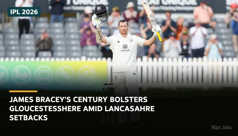 James Bracey's Century Bolsters Gloucestershire Amid Lancashire Setbacks — Rizz Jobs