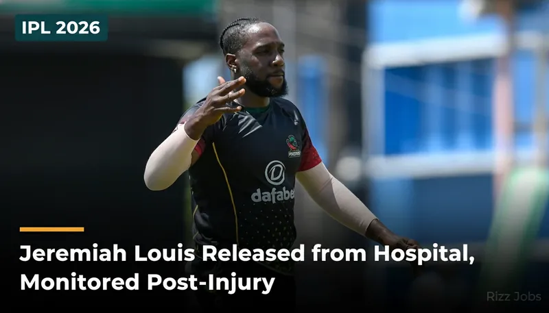 Jeremiah Louis Released from Hospital, Monitored Post-Injury — Rizz Jobs