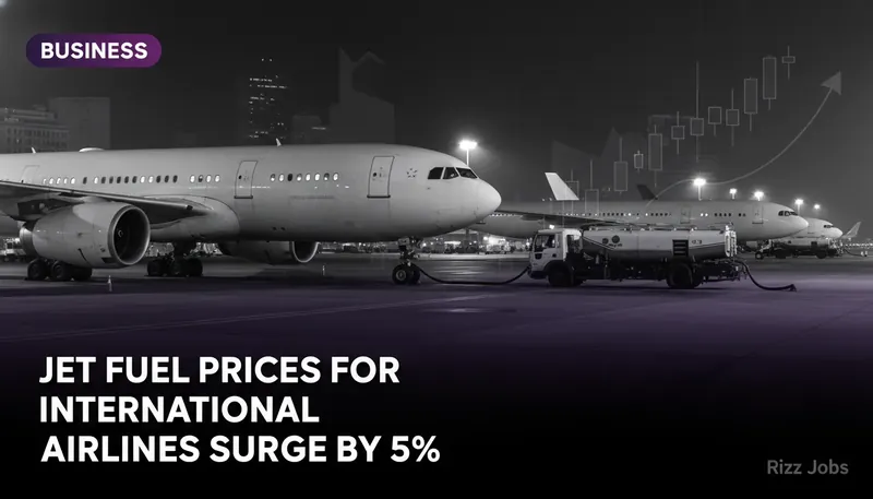 Jet Fuel Prices for International Airlines Surge by 5% — Rizz Jobs