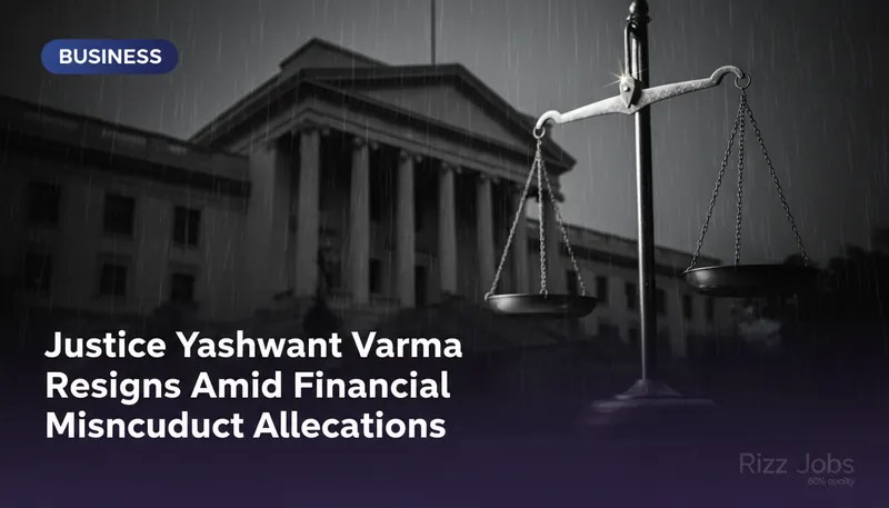 Justice Yashwant Varma Resigns Amid Financial Misconduct Allegations -- Rizz Jobs