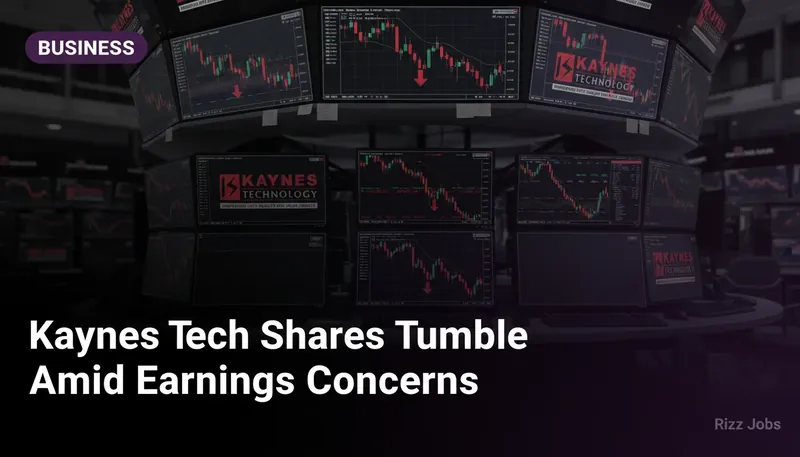 Kaynes Tech Shares Tumble Amid Earnings Concerns — Rizz Jobs