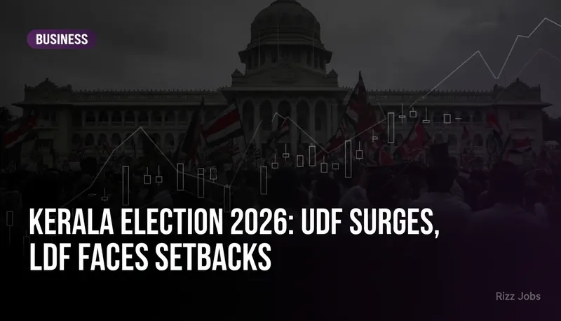 Kerala Election 2026: UDF Surges, LDF Faces Setbacks — Rizz Jobs