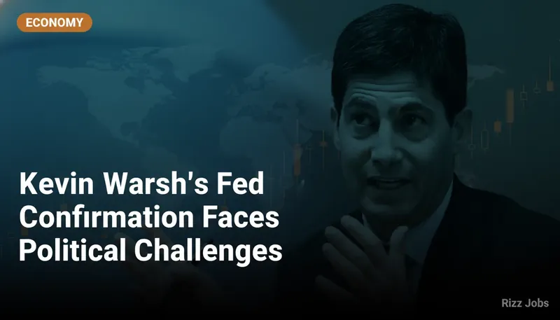 Kevin Warsh's Fed Confirmation Faces Political Challenges — Rizz Jobs