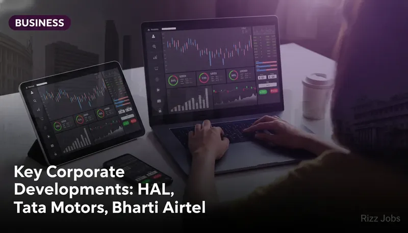 Key Corporate Developments: HAL, Tata Motors, Bharti Airtel — Rizz Jobs