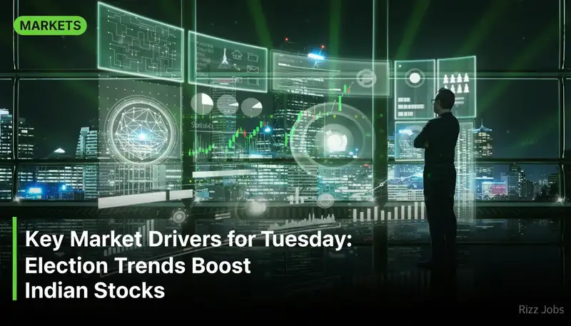 Key Market Drivers for Tuesday: Election Trends Boost Indian Stocks — Rizz Jobs