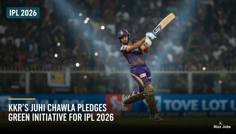 KKR's Juhi Chawla Pledges Green Initiative for IPL 2026 — Rizz Jobs