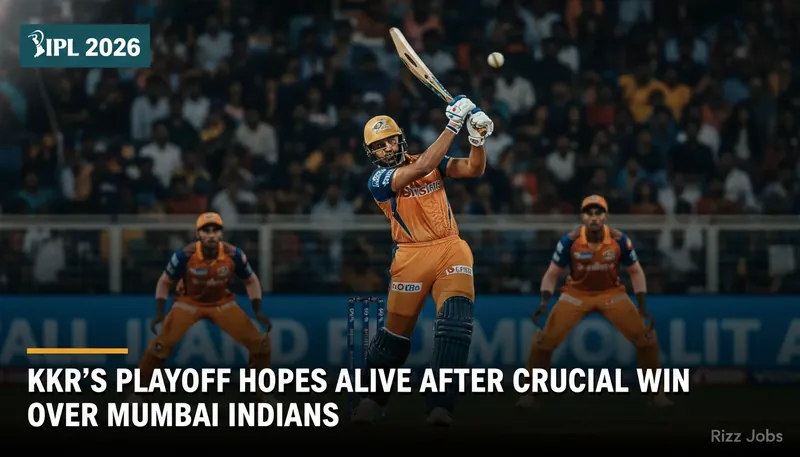 KKR's Playoff Hopes Alive After Crucial Win Over Mumbai Indians — Rizz Jobs