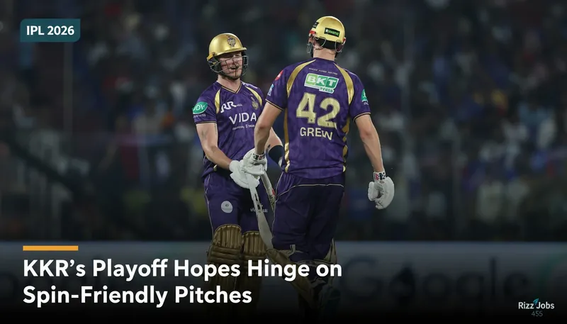 KKR's Playoff Hopes Hinge on Spin-Friendly Pitches — Rizz Jobs