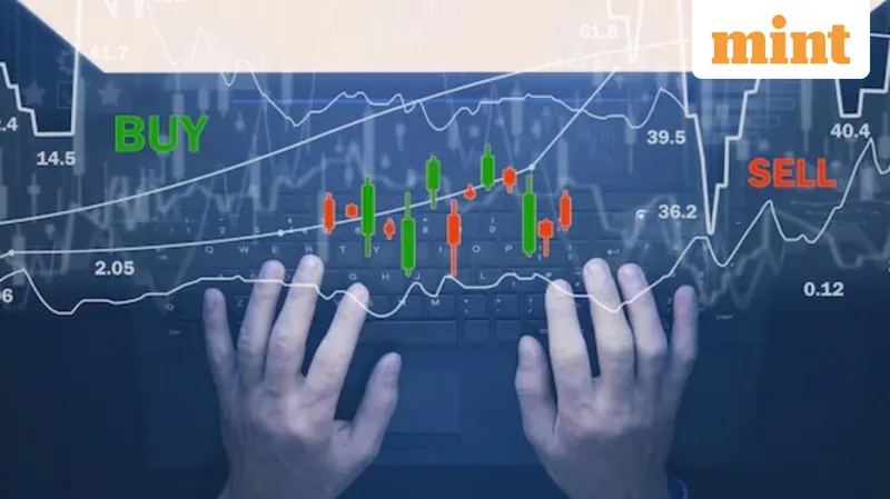 South Korea stock market display showing fluctuating numbers
