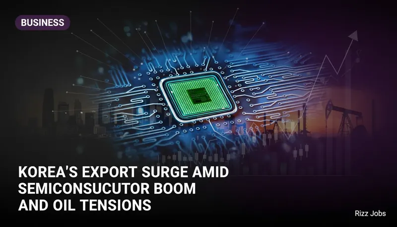 Korea's Export Surge Amid Semiconductor Boom and Oil Tensions — Rizz Jobs