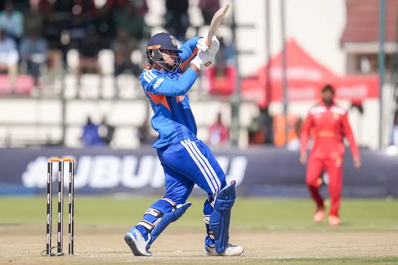 Sooryavanshi batting during an IPL match