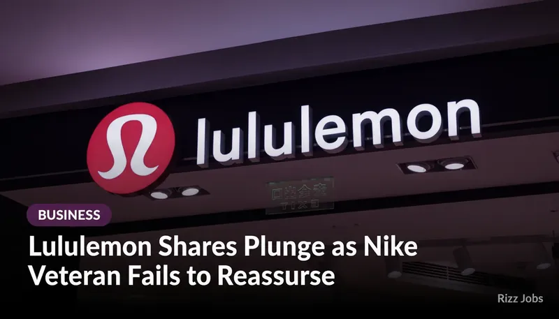 Lululemon Shares Plunge as Nike Veteran Fails to Reassure — Rizz Jobs