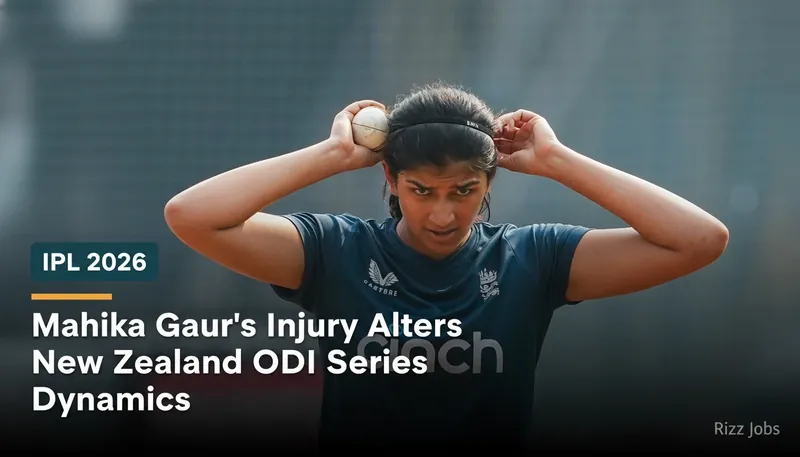 Mahika Gaur's Injury Alters New Zealand ODI Series Dynamics — Rizz Jobs