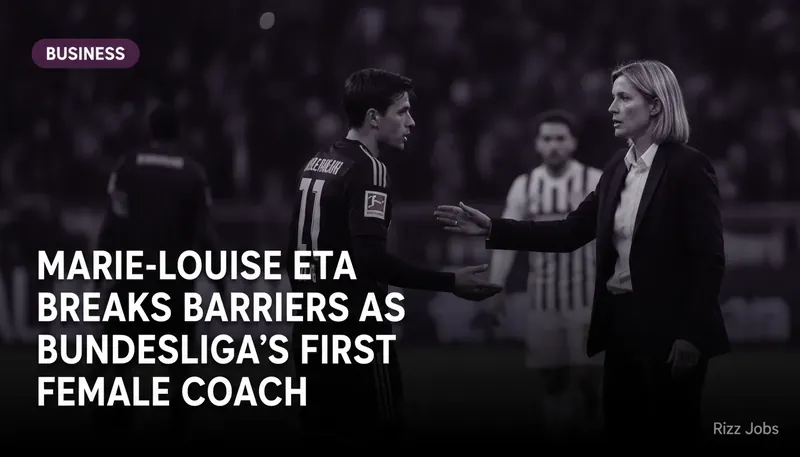 Marie-Louise Eta Breaks Barriers as Bundesliga's First Female Coach — Rizz Jobs
