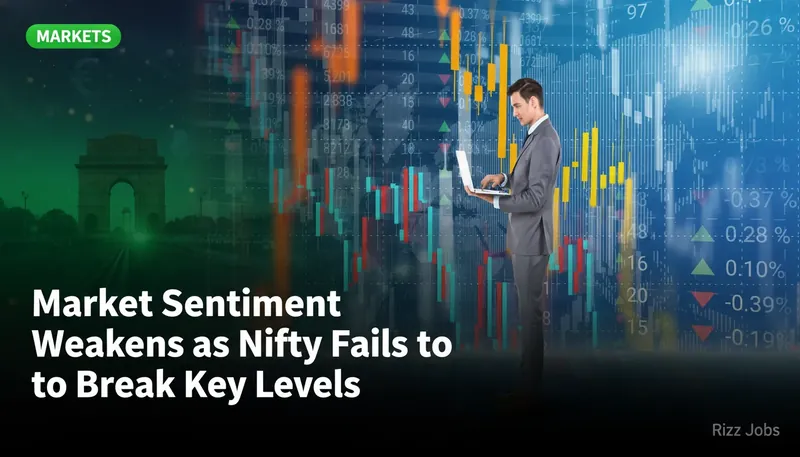 Market Sentiment Weakens as Nifty Fails to Break Key Levels — Rizz Jobs