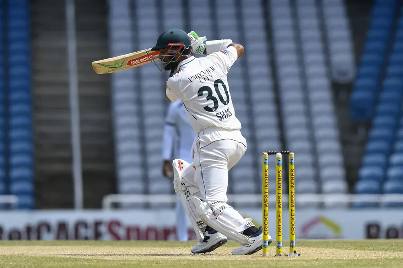 Pakistan cricket players on the field during a match