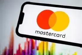 Mastercard logo on a digital payment screen