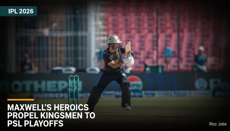 Maxwell's Heroics Propel Kingsmen to PSL Playoffs — Rizz Jobs